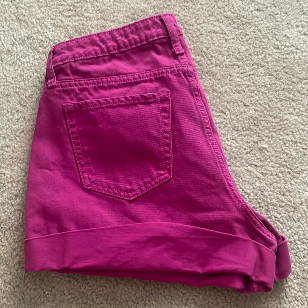 Magenta Jean Shorts